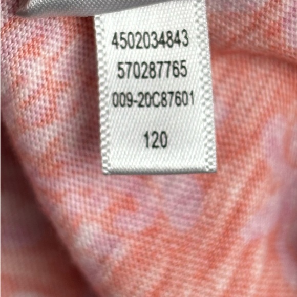 Chico’s Shirt Women 4 (XXL) Pink Coral‎ Short Sleeve Jacquard Embroidered *Read - Picture 12 of 12